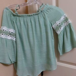 Girls off the shoulder blouse